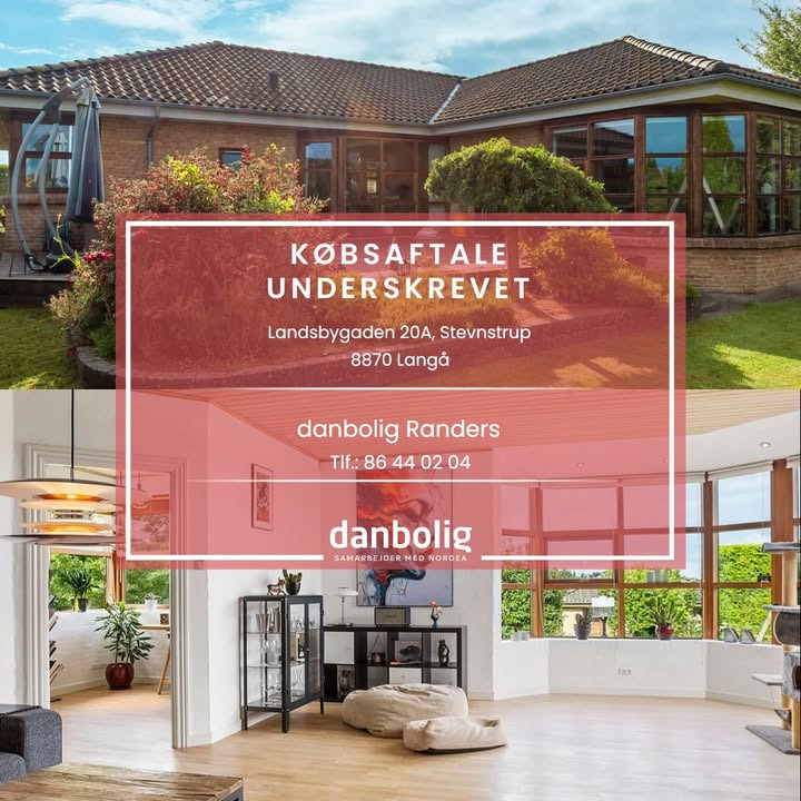 Danbolig Randers sikrer købsaftale for Landsbygaden 20A i Stevnstrup