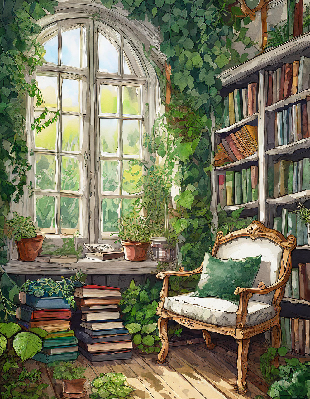 Hyggelig bogcafé i LåneRiget