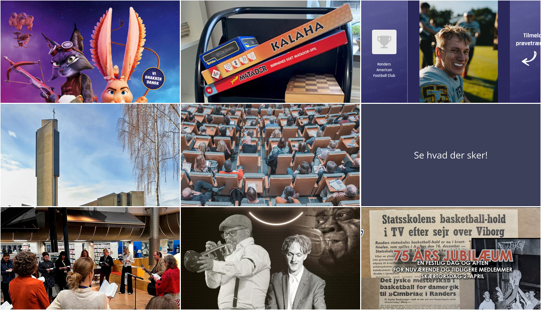 Oplev Randers i næste uge: Fra film og brætspil til sport og jazz