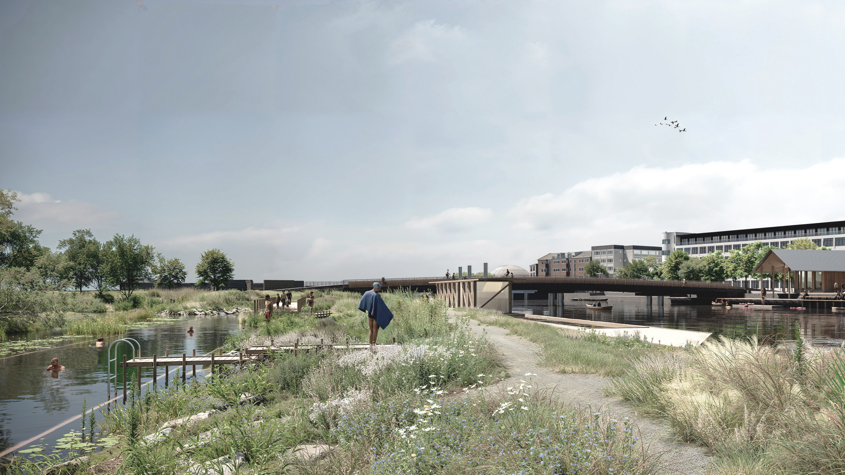 Vildt koncept for Flodlejet vil skabe flodliv i Randers