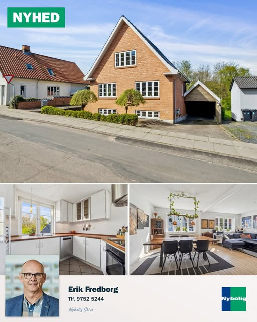 Nybolig Skive I/S præsenterer charmerende villa med hygge i hverdagen
