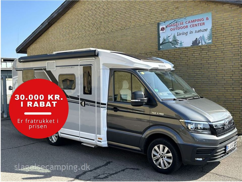 Slagelse Camping og Outdoor Center: luksuscamper fra Knaus til salg