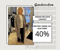 GARDEROBEN annoncerer udsalg på vinterjakker nu