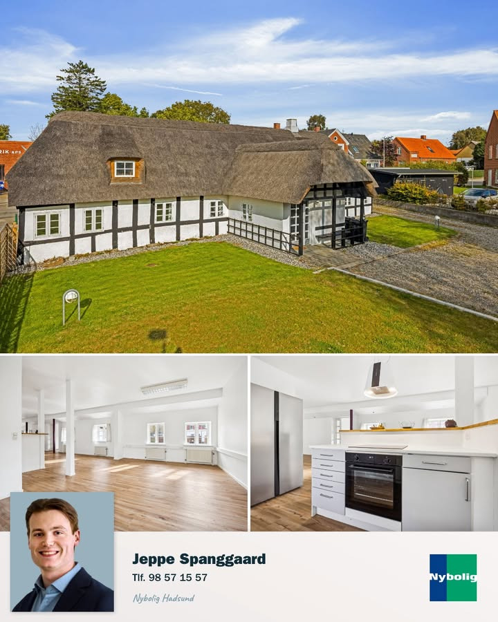 Nybolig Hadsund præsenterer historisk ejendom i Skelund med moderne komfort