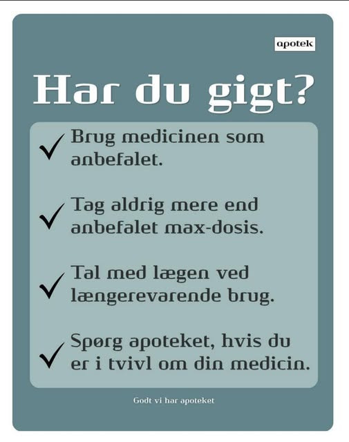 Herning Løve Apotek sætter fokus på gigt og sikker brug af smertestillende medicin