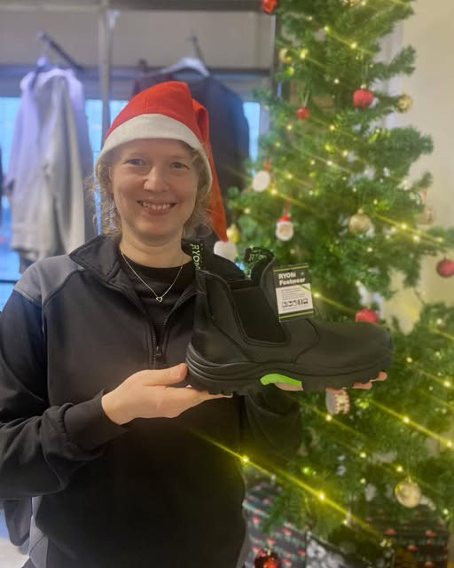 SB Lindgaard A/S tilbyder eksklusivt juletilbud på RYOM sikkerhedsstøvler 