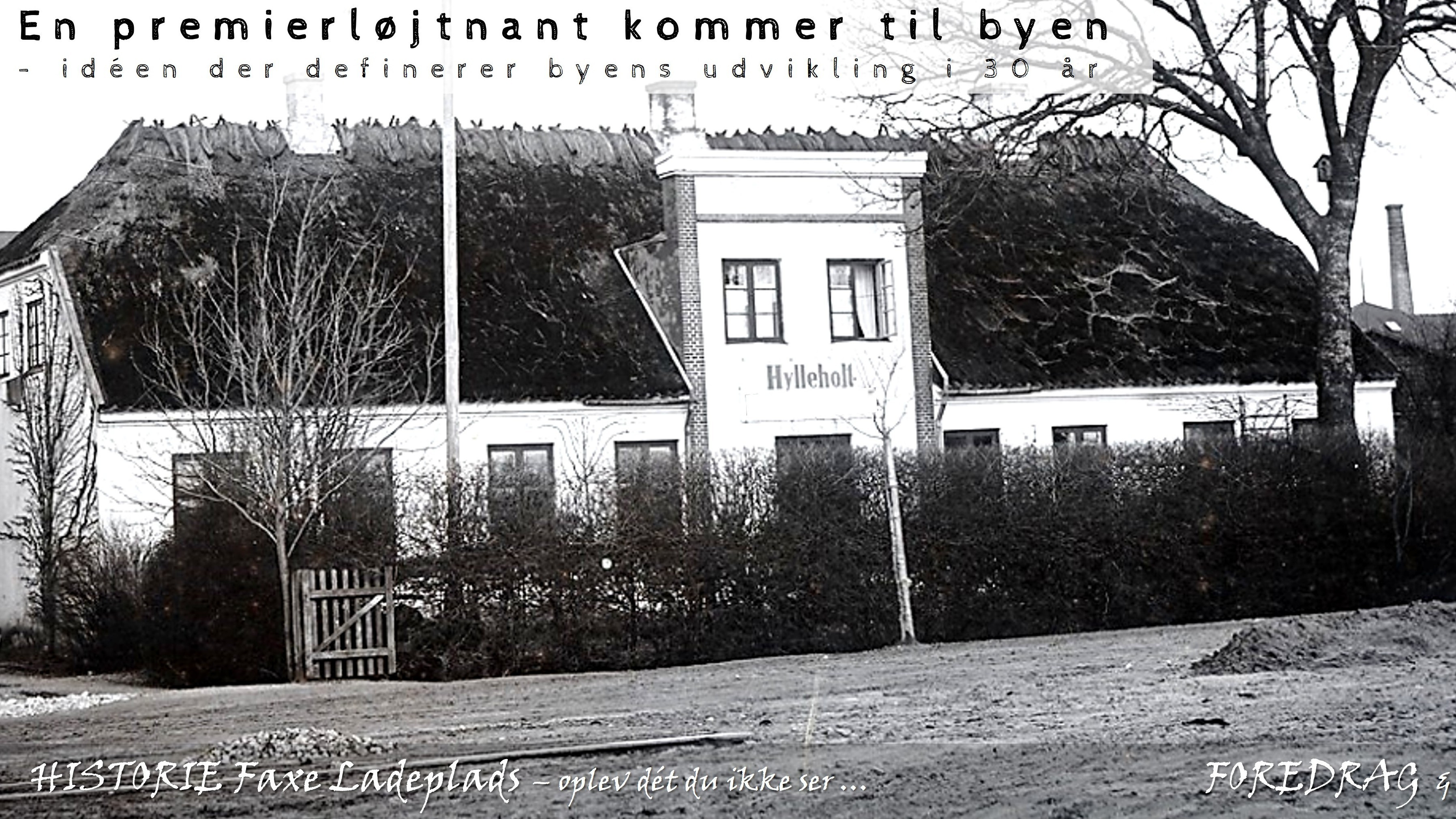 FOREDRAG. EN PREMIERLØJTNANT KOMMER TIL BYEN