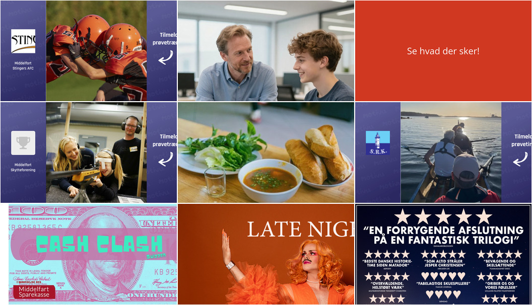 Aktiviteter i Middelfart: Gratis træning, musikbanko og historiske filmoplevelser