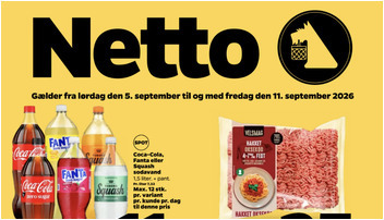 Fødselsdagstilbud hos Netto: Coca-Cola til 11 kr. og Breezer til 8 kr. med app