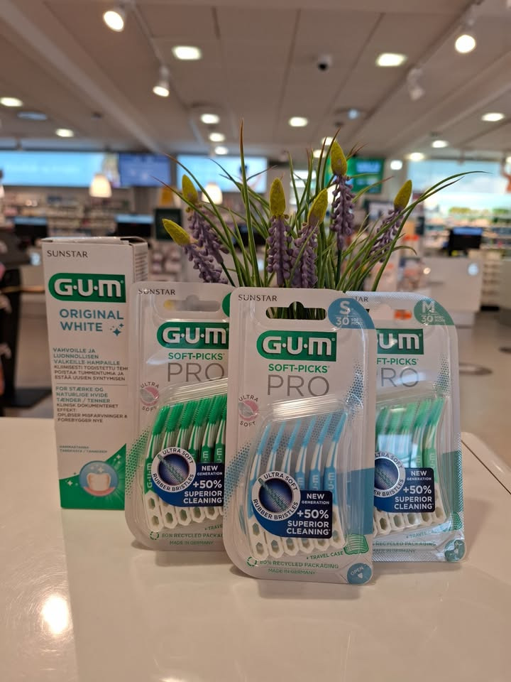 Ikast Apotek tilbyder gode priser på GUM tandplejeprodukter
