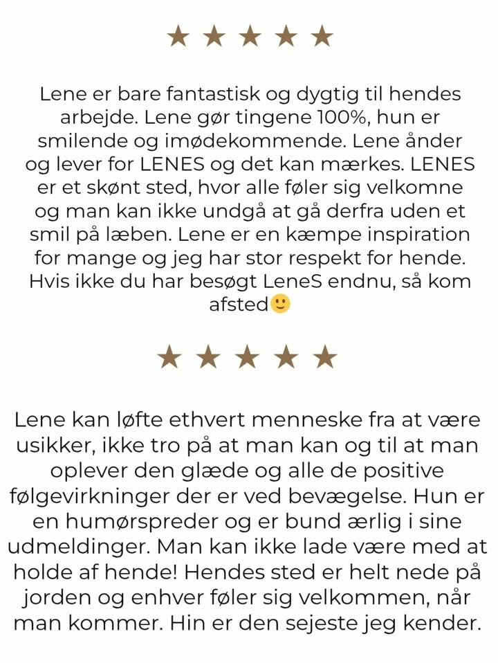 LeneS takker deres skinnende stjerner for deres støtte og engagement