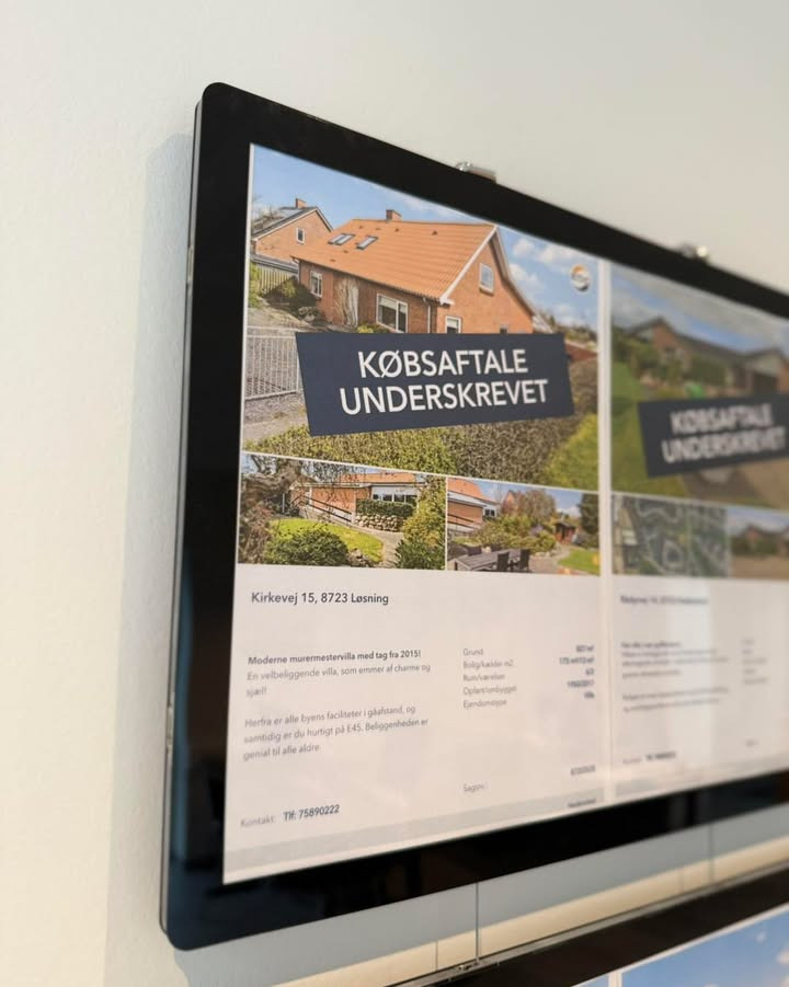 Endnu en købsaftale underskrevet hos EDC Hedensted: Murermestervilla på Kirkevej 15 i Løsning solgt