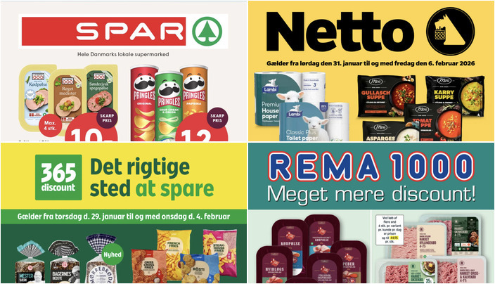 Gøl spegepølse til kun 10 kr. og Lambi toiletpapir til 15 kr. - se ugens tilbud i Bjerringbro