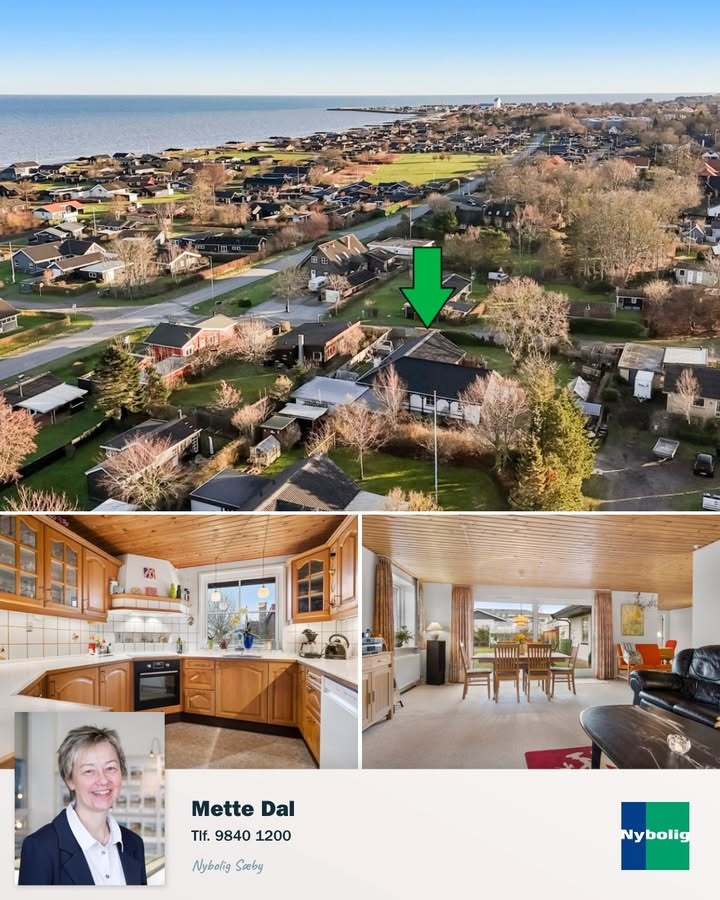 Nybolig Sæby A/S præsenterer charmerende villa med havkig nær Sæby Havn