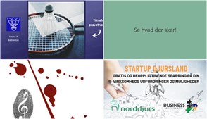 Auning byder på spændende aktiviteter som badmintontræning, krimibøger og iværksætterseminar i den kommende uge