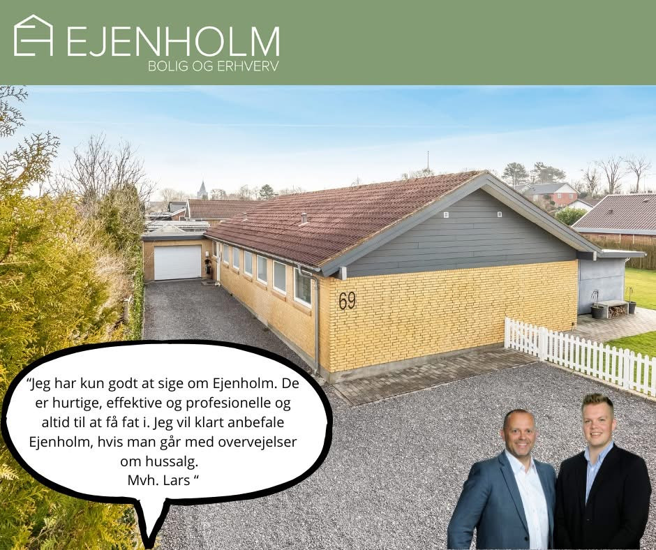 Ejenholm Bolig & Erhverv modtager ros for professionelt hussalg i Løjt Kirkeby