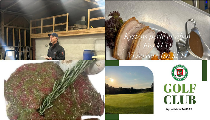 Nyt fra Restaurant Kystens Perle, Beringsslagteren ApS, StensballeGaard Golfklub og 1 anden