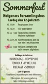 Traditionsrig sommerfest i Helgenæs Forsamlingshus