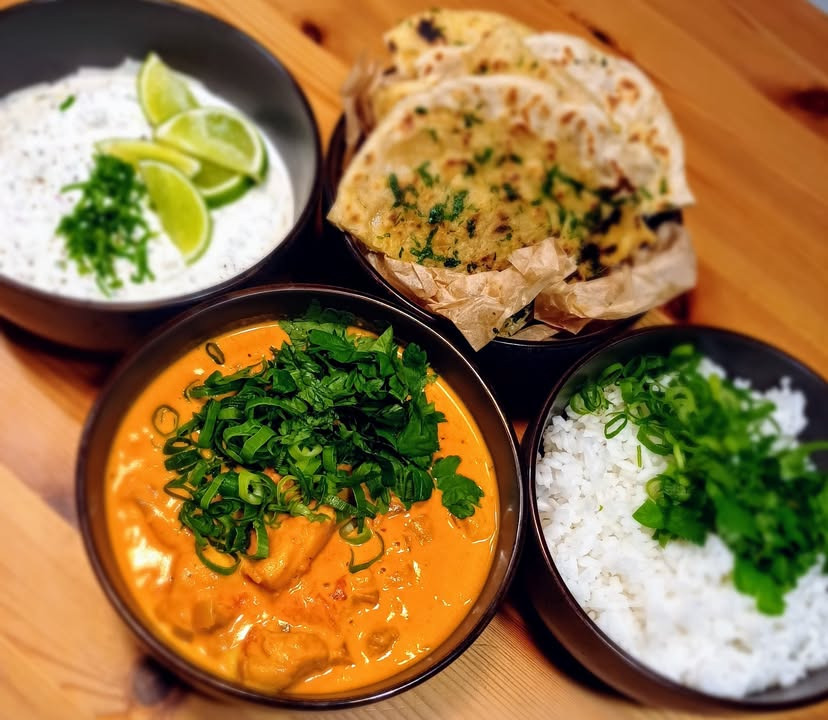Njordkøkken tilbyder butter chicken til afhentning på tirsdag