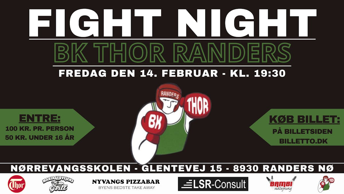 Oplev intens boksning til BK THOR's hjemmestævne i Randers