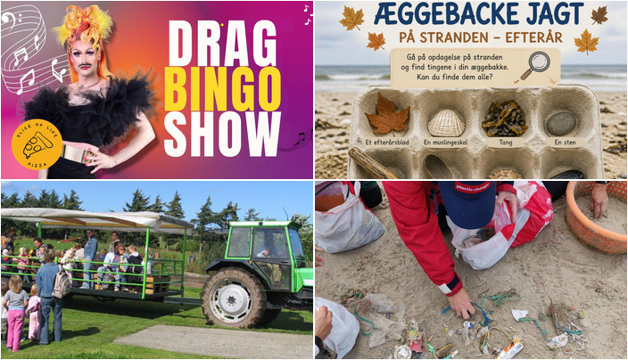 Oplev Løkken denne weekend: Drag Bingo, Strandlege og Søuhyre