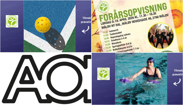 Oplev Måløv i weekenden: Sport, håndarbejde og frivilligt engagement