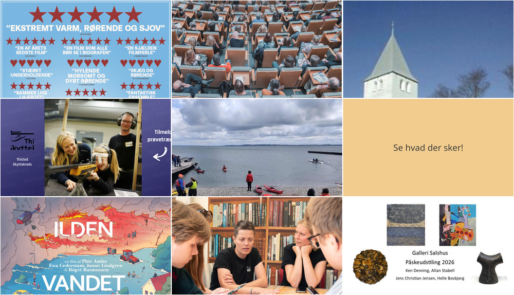 Ugen i Thy: Film, foredrag, kirkegårdscafé og kunst