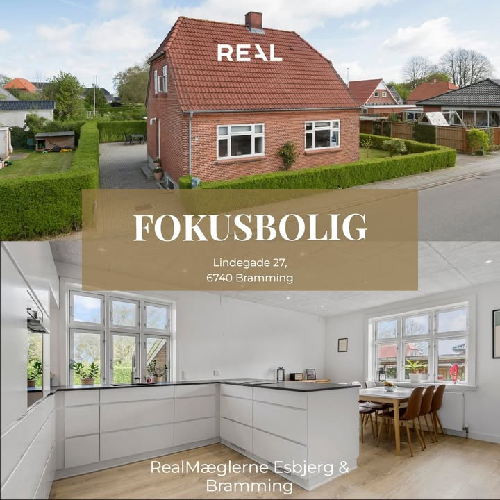 RealMæglerne Esbjerg og Bramming præsenterer fokushus i Bramming