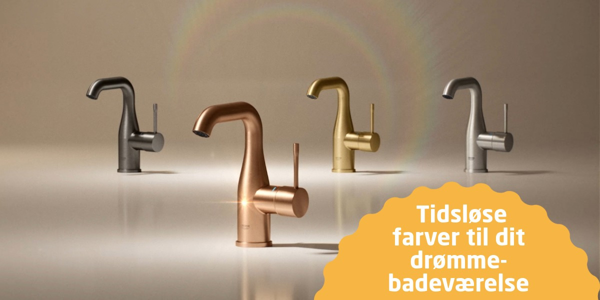 Oplev GROHE Colors og design dit drømmebadeværelse med VVS EKSPRESSEN ApS