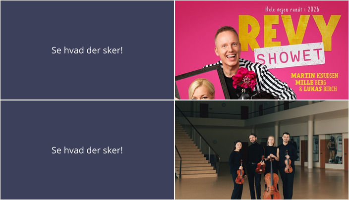 RevyShowet og kammermusik i Rødvig Stevns: En weekend med kultur og musik