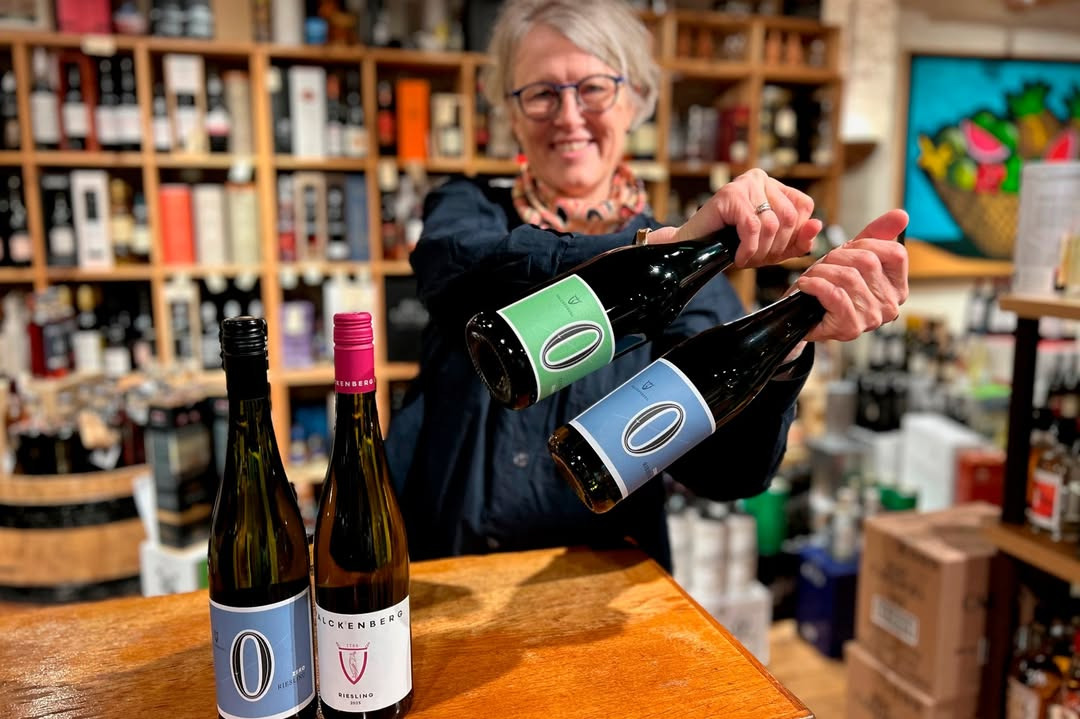 Nyd alkoholfri Valckenberg Riesling hos Pedersborg Vin i januar