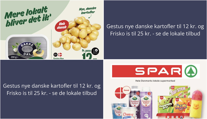 Gestus nye danske kartofler til 12 kr. og Frisko is til 25 kr. - se de lokale tilbud