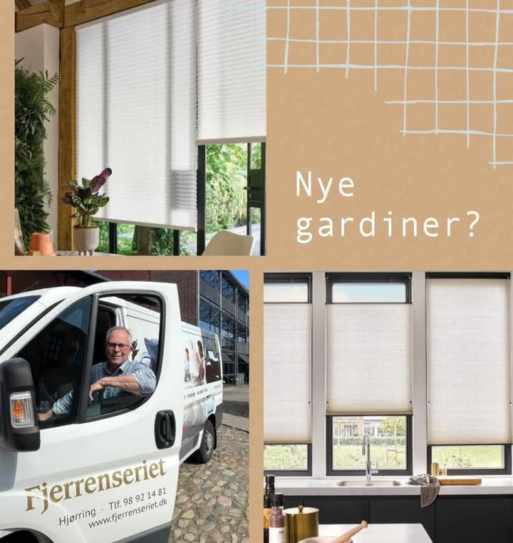 Fjerrenseriet tilbyder 20% rabat på solafskærmning og gardinløsninger til alle stilarter