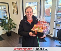 Westergaard Bolig lykønsker Pernille som vinder af sidste uges konkurrence