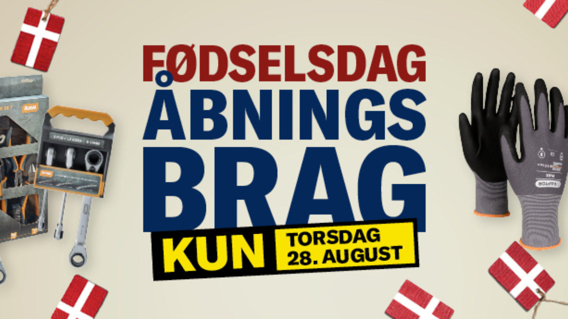 Fødselsdagsfest hos Stark i Holstebro