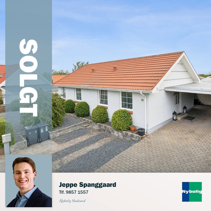 Gl Visborgvej villa solgt: Nybolig Hadsund fejrer endnu et salg