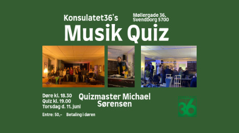 Test din musikviden til musikquiz i Konsulatet36