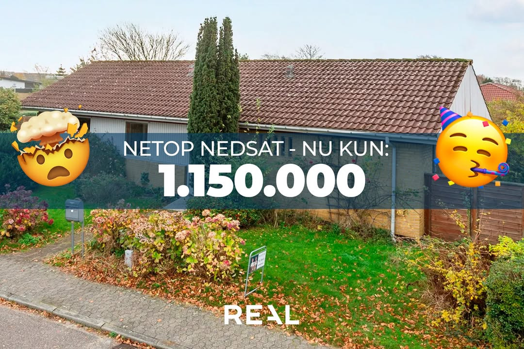 RealMæglerne Esbjerg og Bramming annoncerer ny skarp pris på Liljevej 16