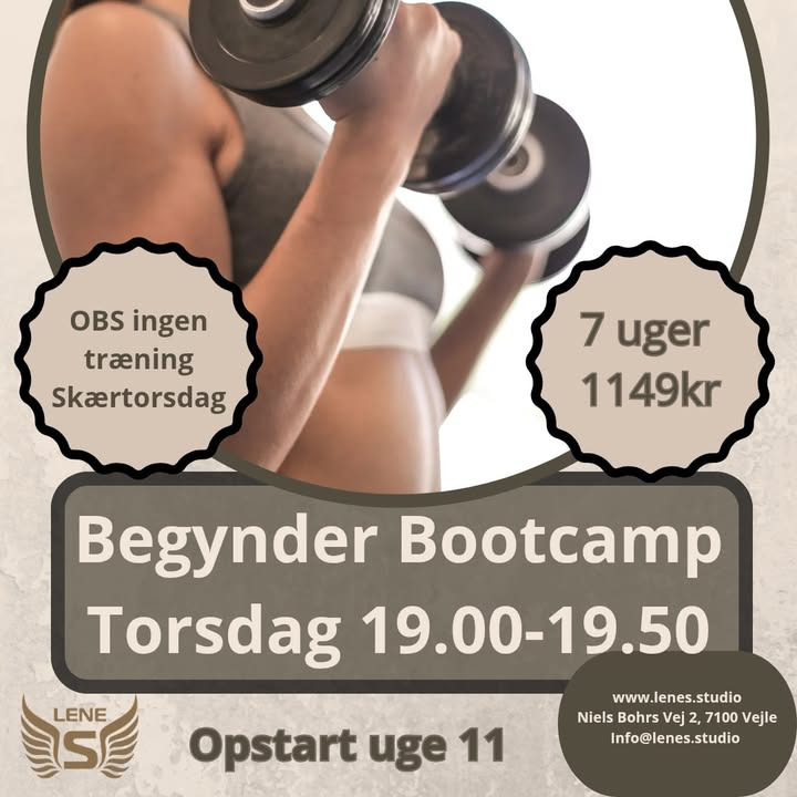 Kickstart træningen med LeneS' begynder bootcamp i uge 11