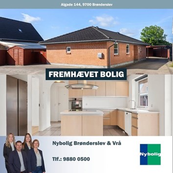 Nybolig Brønderslev & Vrå fremviser moderne familievilla i Brønderslev