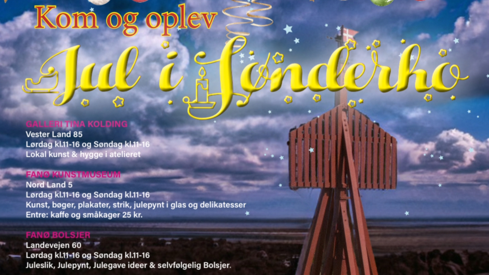 Oplev jul i Sønderho: En weekend fyldt med julestemning