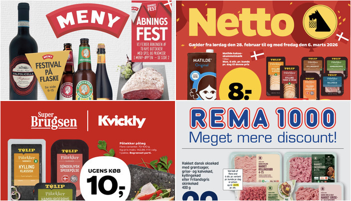 Fantastiske tilbud: Lambi toiletpapir til 15 kr. og Valpolicella vin til 49,95 kr.