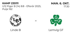 Lemvig GF U12-piger stormer frem med storsejr mod Linde B
