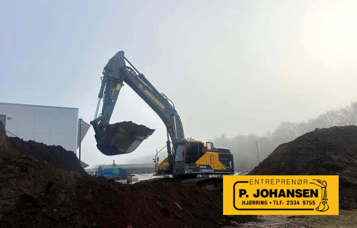 Skal du have flyttet jord? Entreprenør P. Johansen sikrer problemfri process