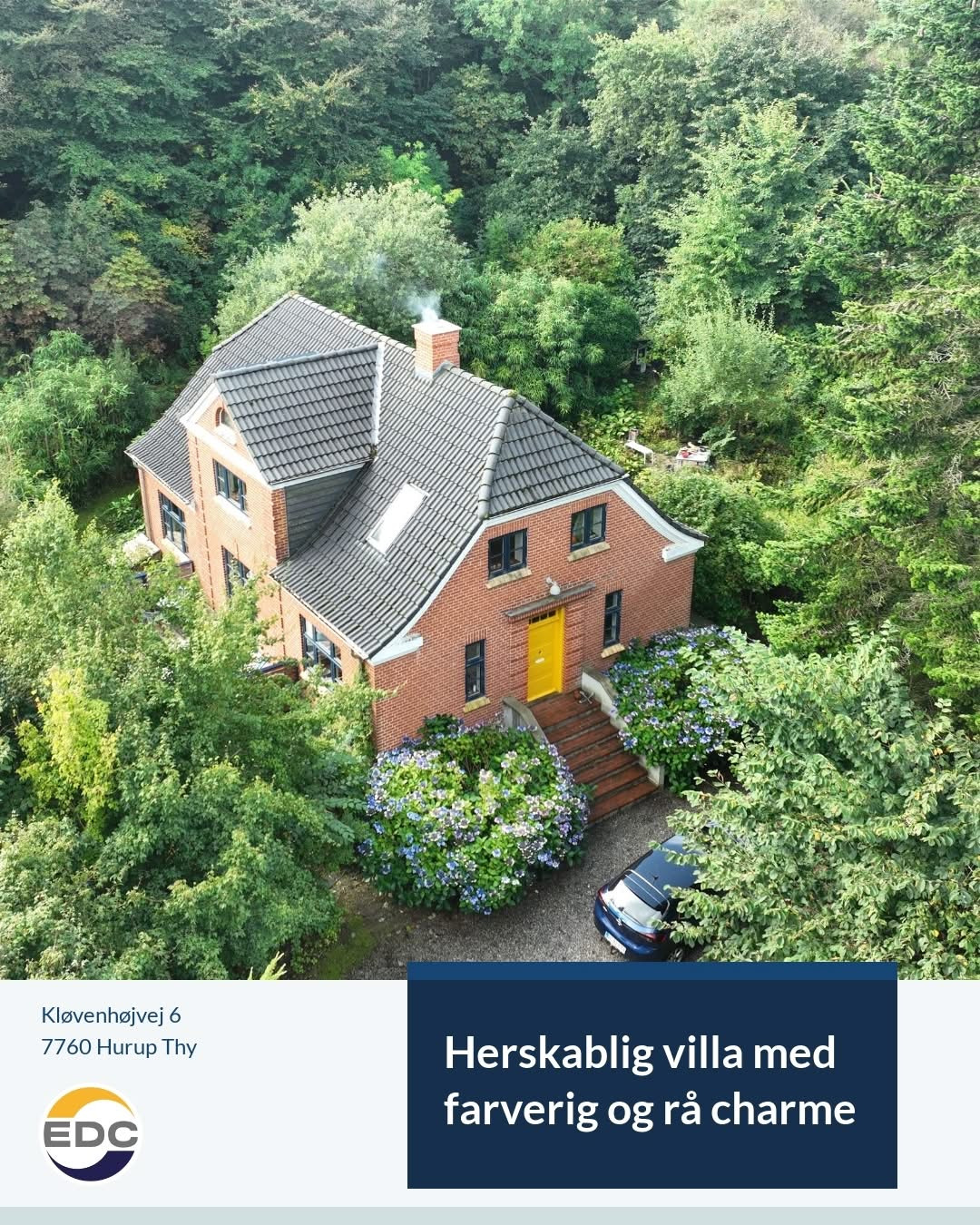 EDC Hurup Thy udbyder herskabelig villa med direkte adgang til Tvolm Skov