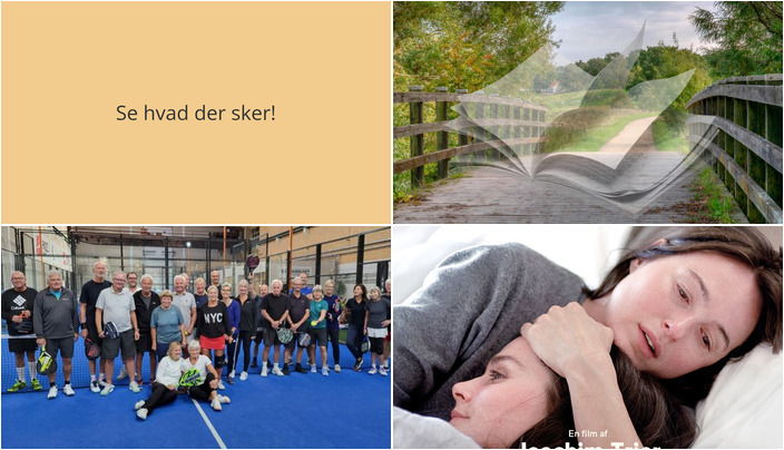 Spændende litteratur, adrenalinfyldt padel, og filmisk drama i Humlebæk i den kommende uge