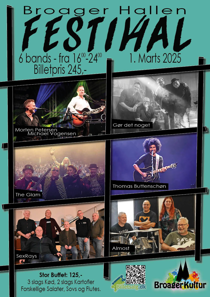 Musikfest i Broager: FestiHal byder på en dag fyldt med musik og hygge