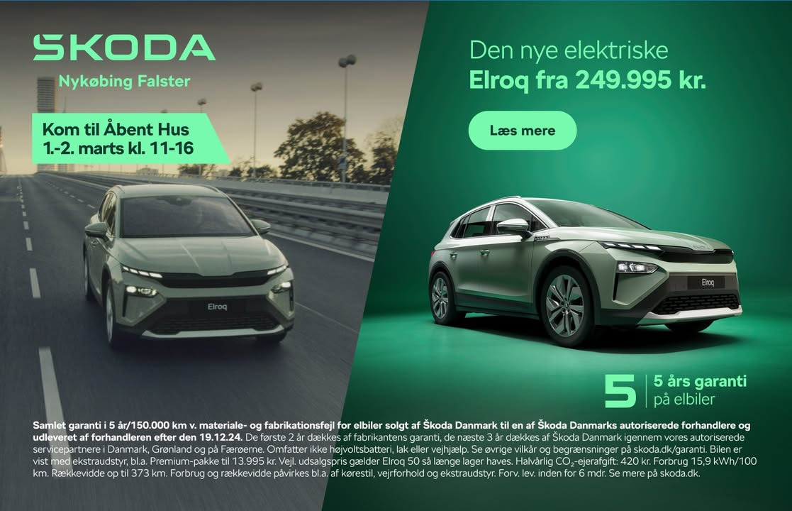 Bilco A/S Randers inviterer til åbent hus med præsentation af nye Škoda Elroq