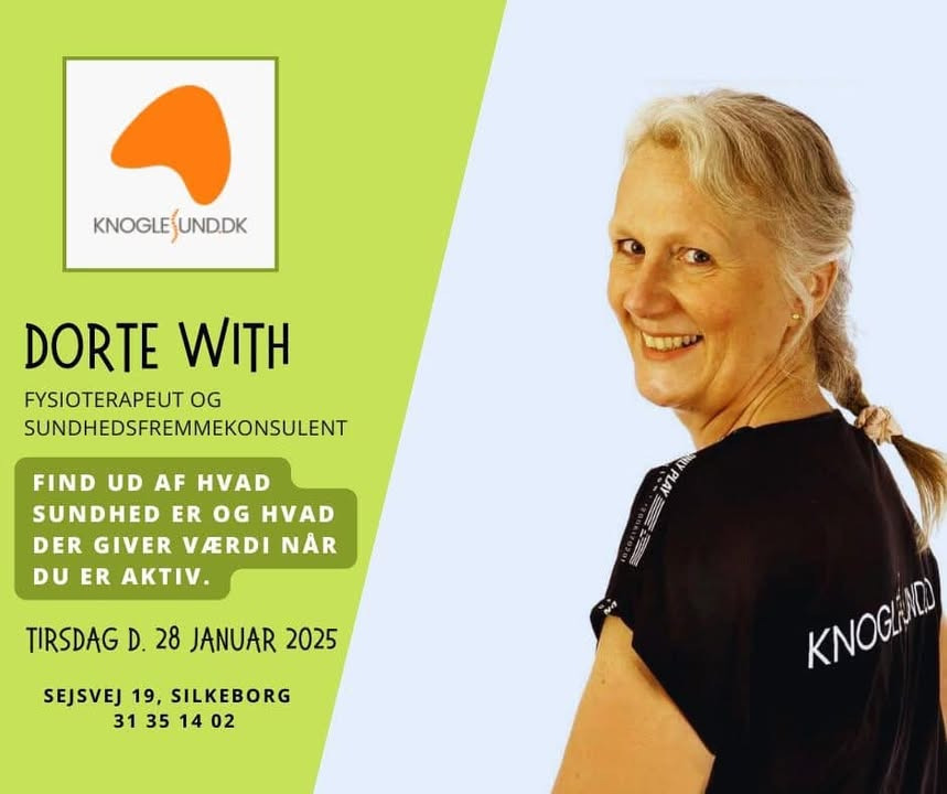 Mød fysioterapeut Dorte With til sundhedsarrangement hos Den Brændende Kærlighed i morgen