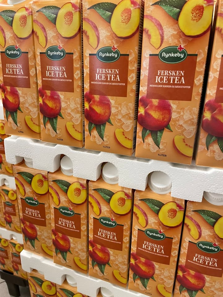 Spar Nørrebro Hjørring tilbyder Rynkeby fersken ice tea til speciel pris